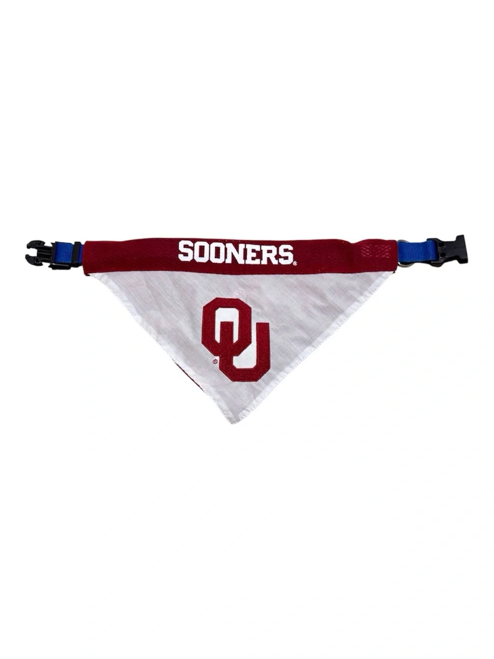 Pets First Oklahoma Sooners Reversible Pet Bandana + L.L. Bean Collar Included
